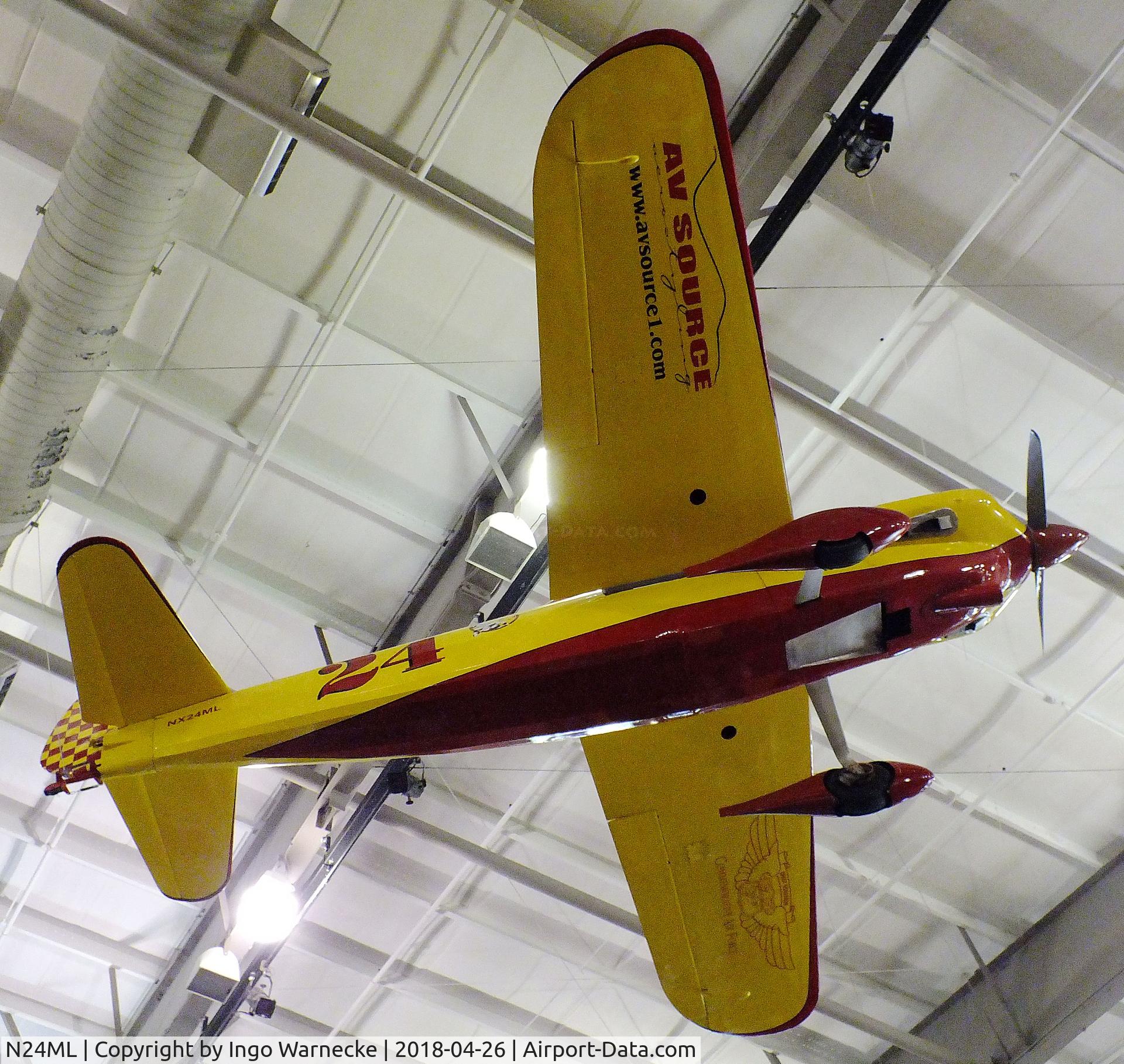 N24ML, 1972 Lyeth SHOESTRING K-10 C/N 27, Lyeth Shoestring K-10 at the Frontiers of Flight Museum, Dallas TX