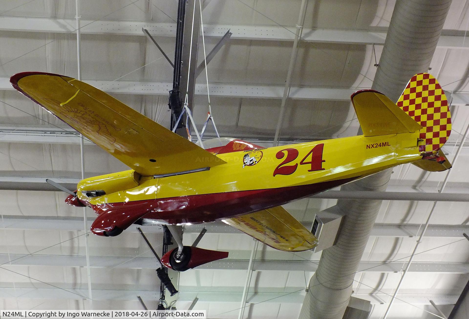 N24ML, 1972 Lyeth SHOESTRING K-10 C/N 27, Lyeth Shoestring K-10 at the Frontiers of Flight Museum, Dallas TX