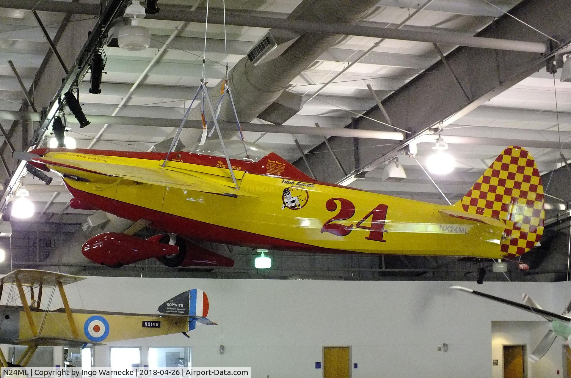 N24ML, 1972 Lyeth SHOESTRING K-10 C/N 27, Lyeth Shoestring K-10 at the Frontiers of Flight Museum, Dallas TX
