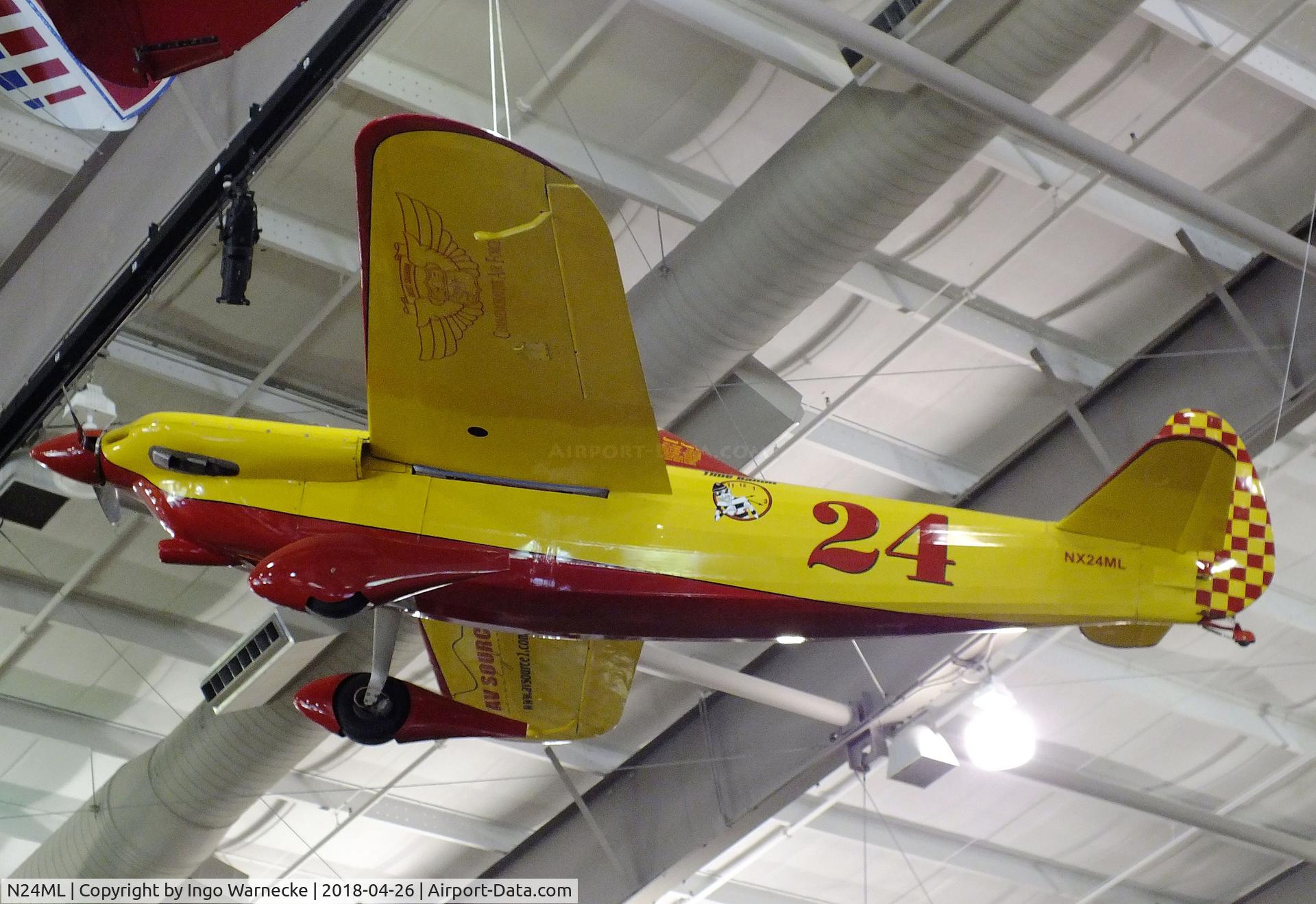 N24ML, 1972 Lyeth SHOESTRING K-10 C/N 27, Lyeth Shoestring K-10 at the Frontiers of Flight Museum, Dallas TX