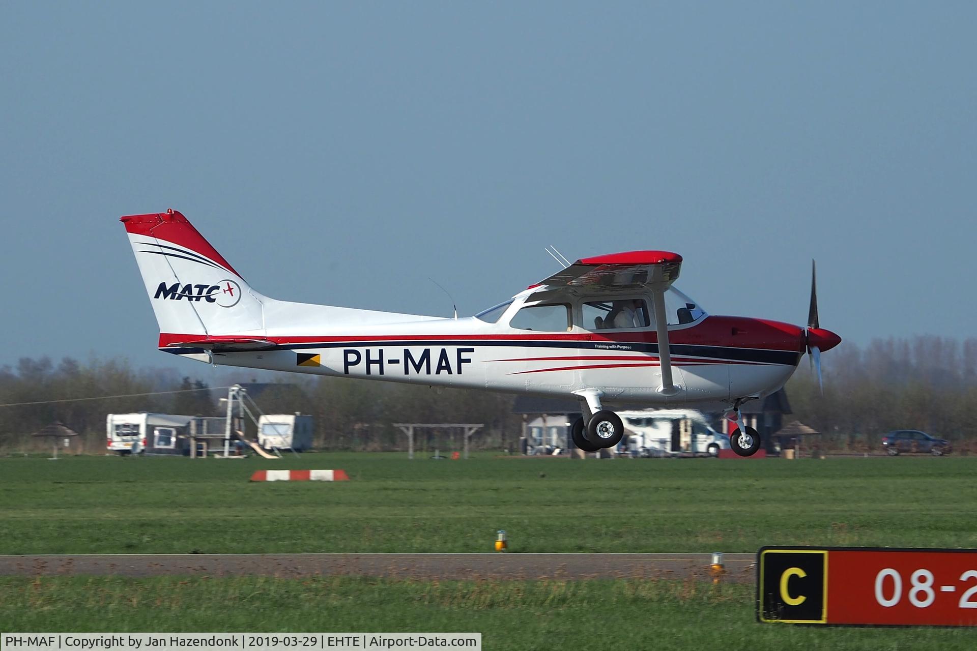PH-MAF, Reims F172N II Skyhawk C/N 1724, Taken on first day of flying as PH-MAF