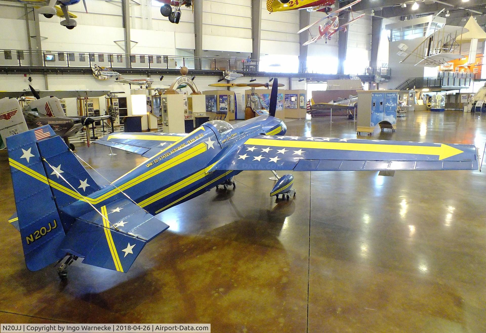 N20JJ, 1978 Stephens Akro Laser Z200 C/N 2002, Stephens Akro Laser Z200 at the Frontiers of Flight Museum, Dallas TX