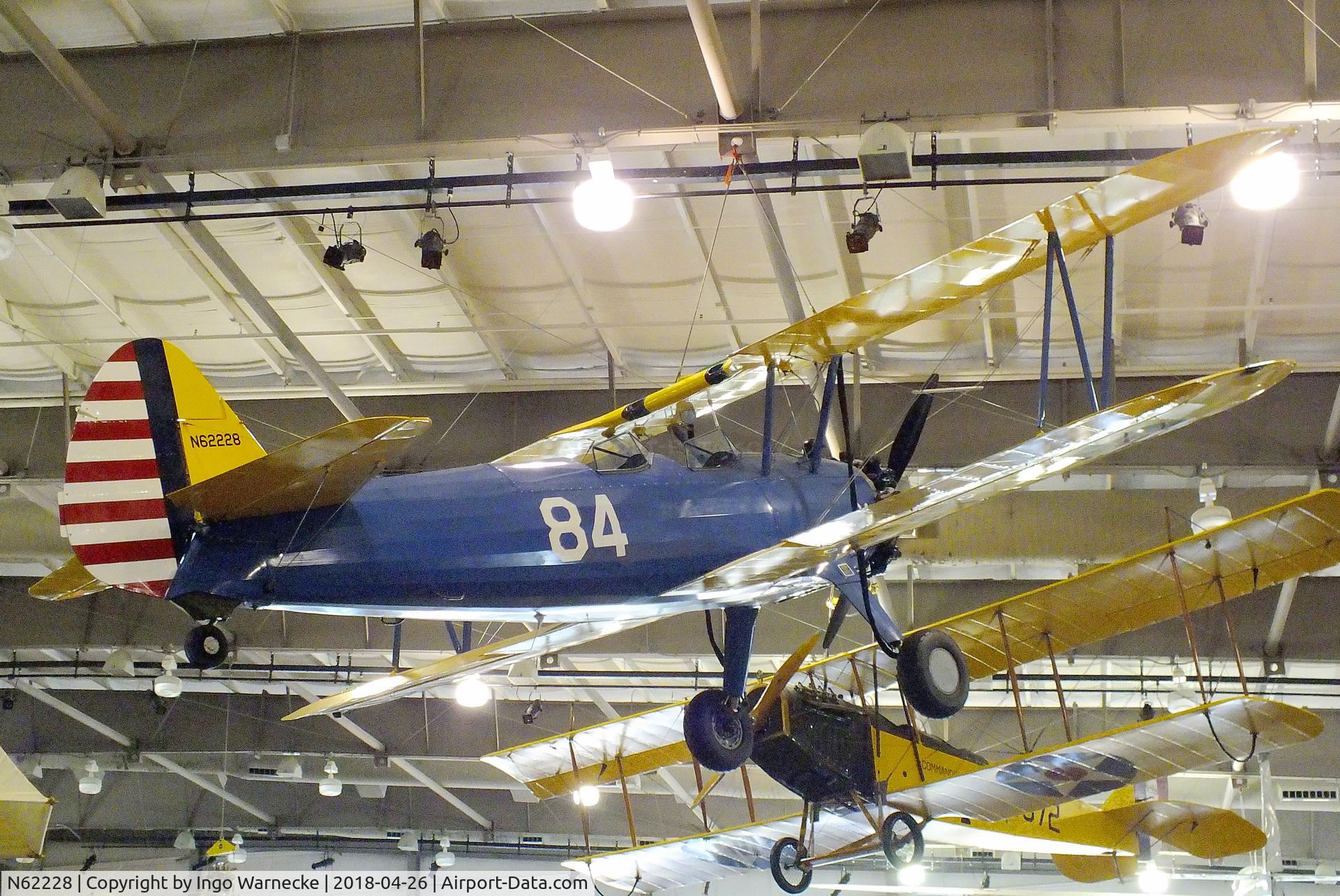 N62228, 1941 Boeing E75 C/N 75-2447, Boeing E75 (Stearman) at the Frontiers of Flight Museum, Dallas TX