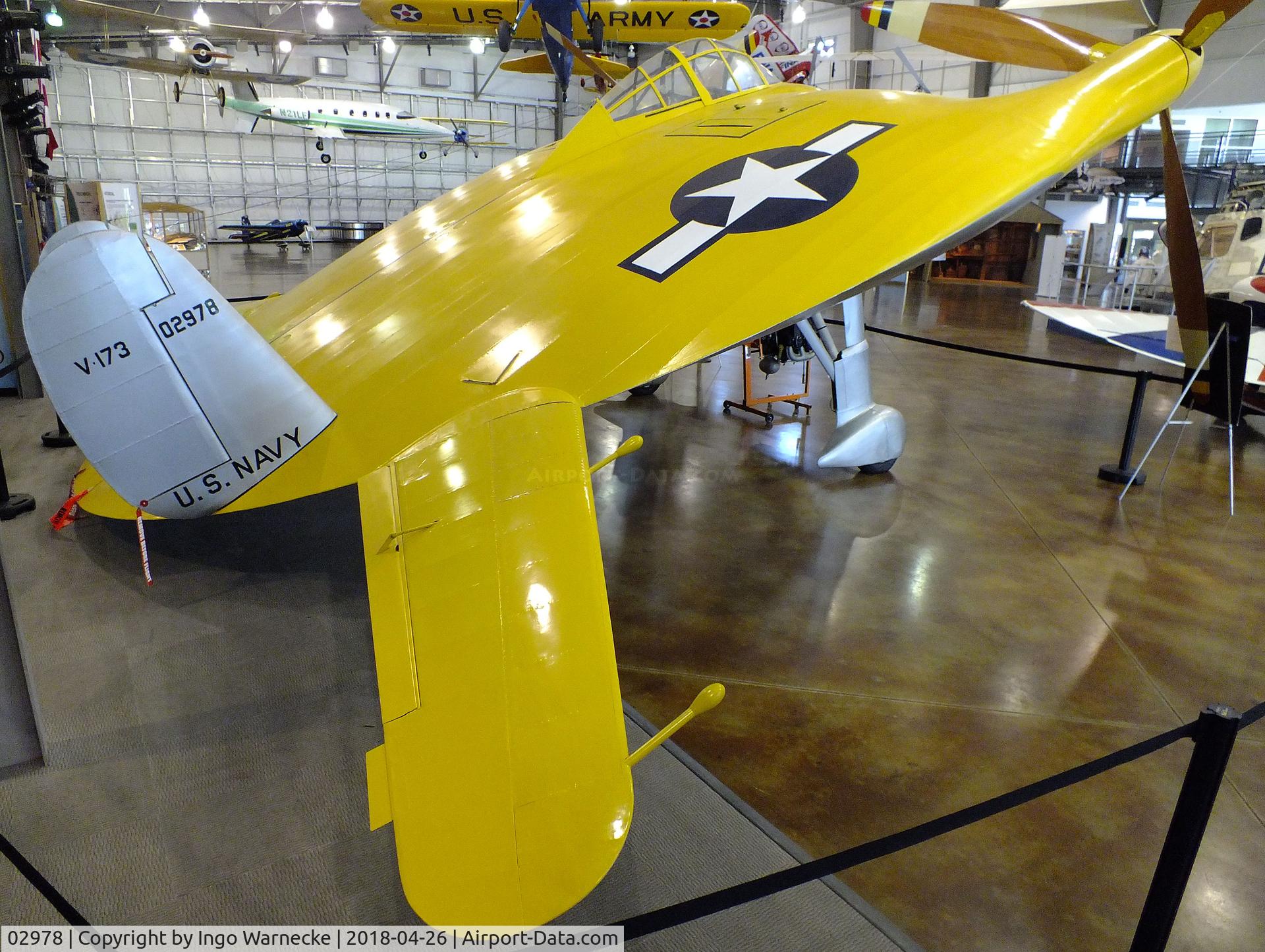 02978, 1942 Vought V-173 C/N 1, Vought V-173 