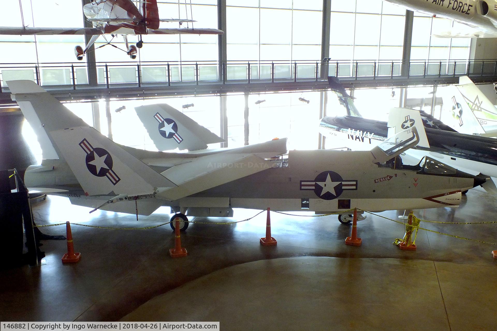 146882, Vought F8U-1P Crusader C/N Not found 146882, Vought F8U-1P (RF-8A) Crusader at the Frontiers of Flight Museum, Dallas TX