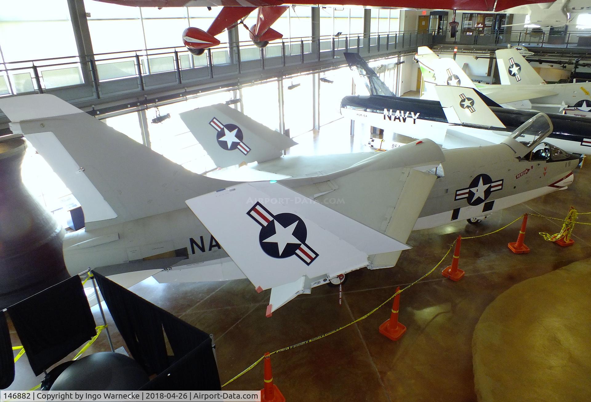 146882, Vought F8U-1P Crusader C/N Not found 146882, Vought F8U-1P (RF-8A) Crusader at the Frontiers of Flight Museum, Dallas TX