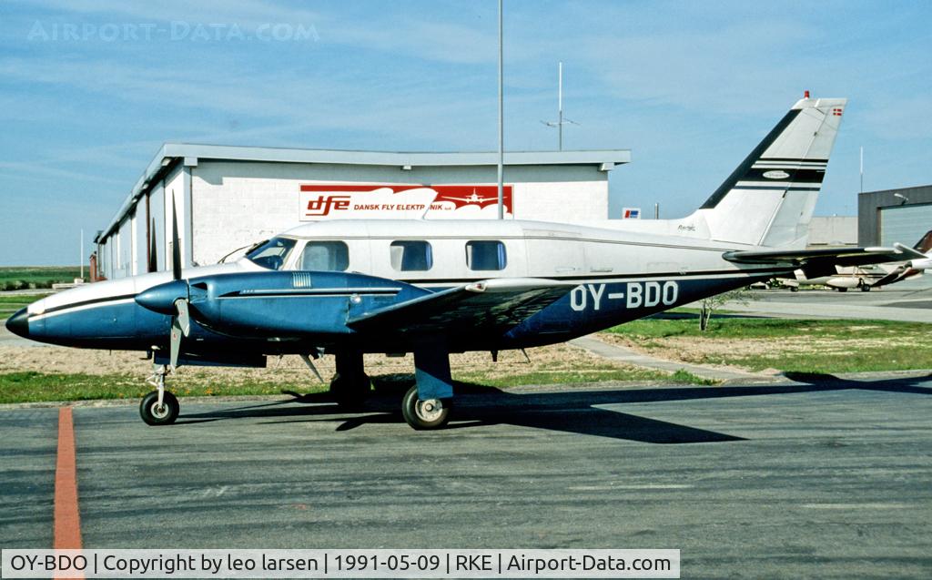 OY-BDO, 1970 Piper PA-31P Pressurised Navajo Navajo C/N 31P-27, Roskilde 9.5.1991