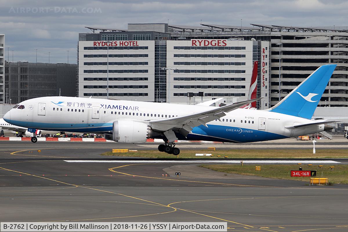 B-2762, 2015 Boeing 787-8 Dreamliner Dreamliner C/N 41542, onto 16R