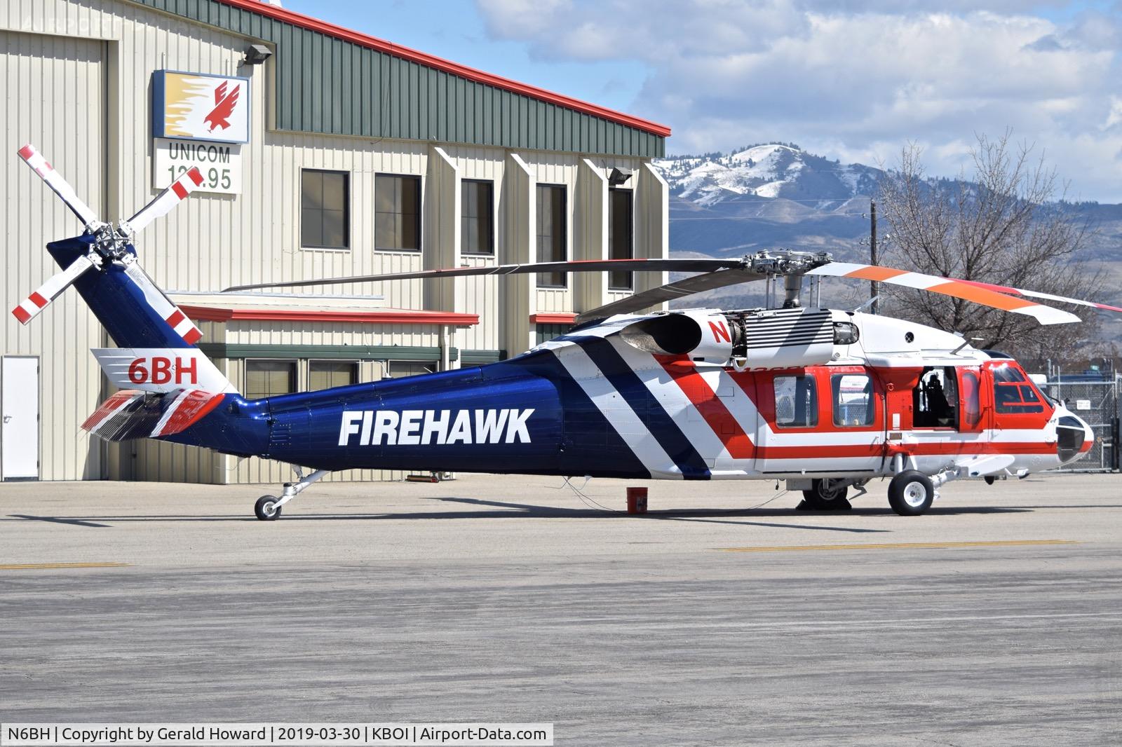 N6BH, 1990 Sikorsky UH-60 Black Hawk C/N 70.1473, Parked on the Firehawk ramp. 