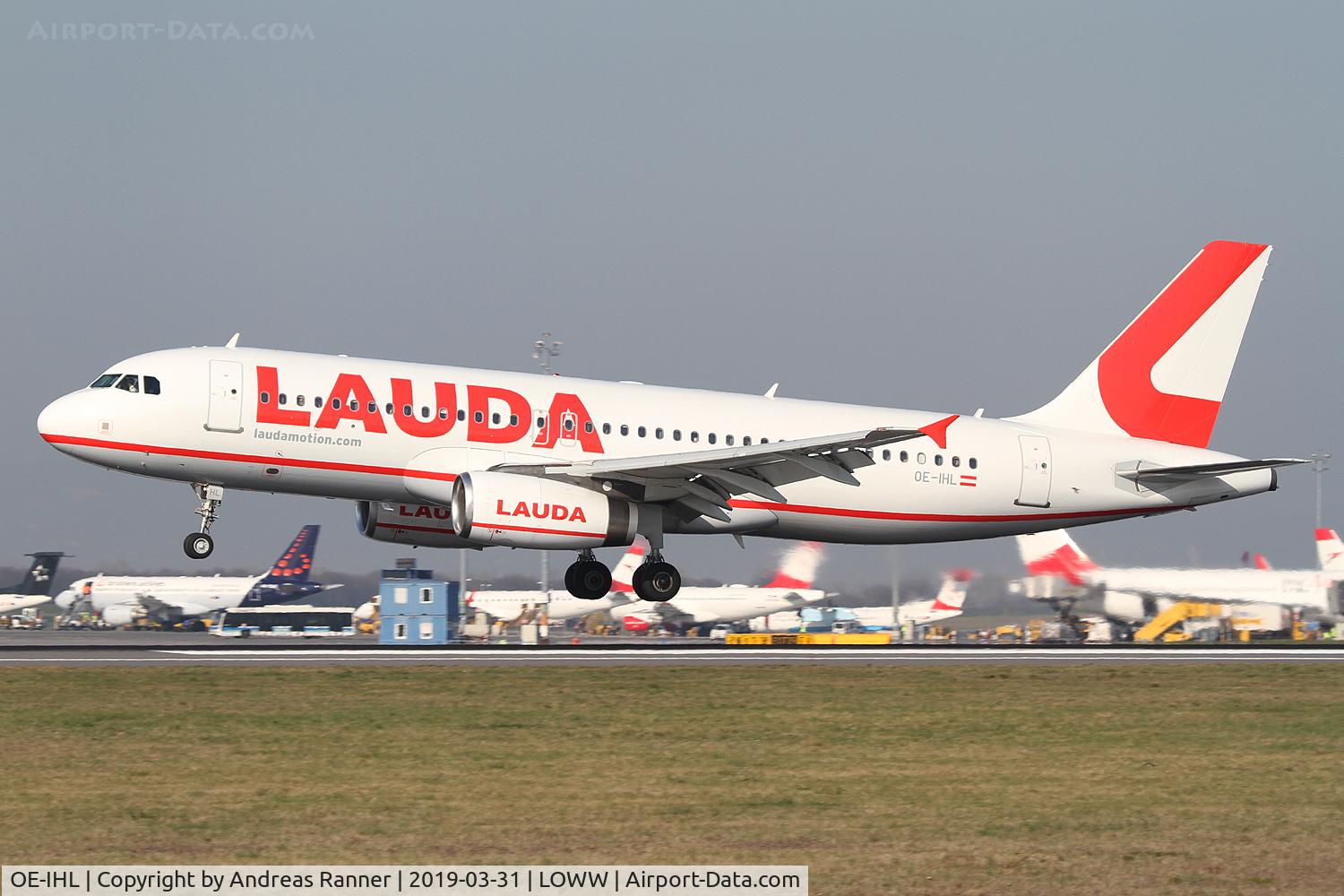 OE-IHL, 2007 Airbus A320-232 C/N 3105, Laudamotion A320