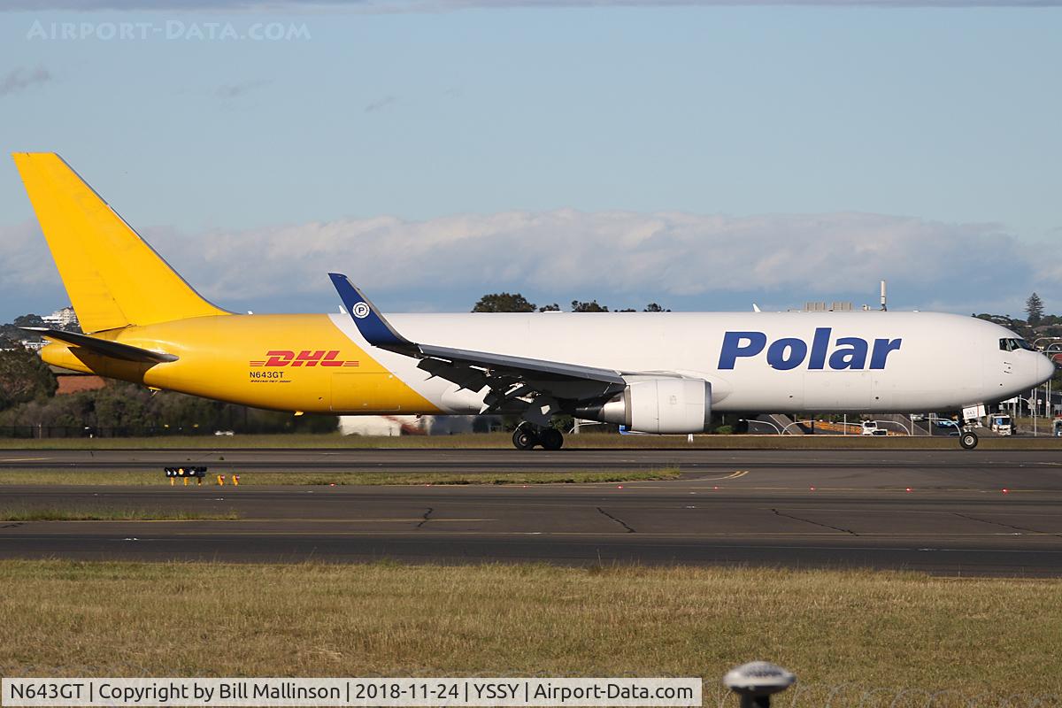 N643GT, 2012 Boeing 767-3JH/F/ER C/N 37809, taxiing