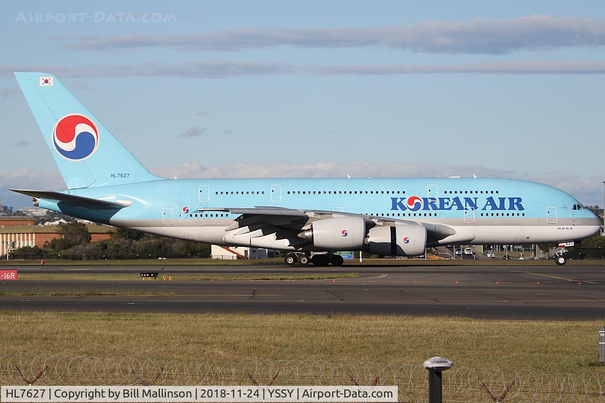 HL7627, 2013 Airbus A380-861 C/N 0130, in from ICN