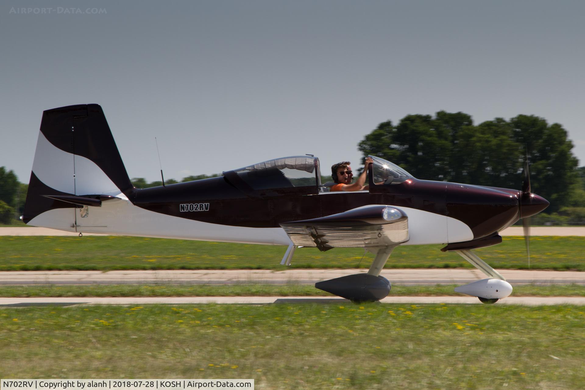 N702RV, 2018 Vans RV-9A C/N 92231, Taxying for departure, AirVenture 2018