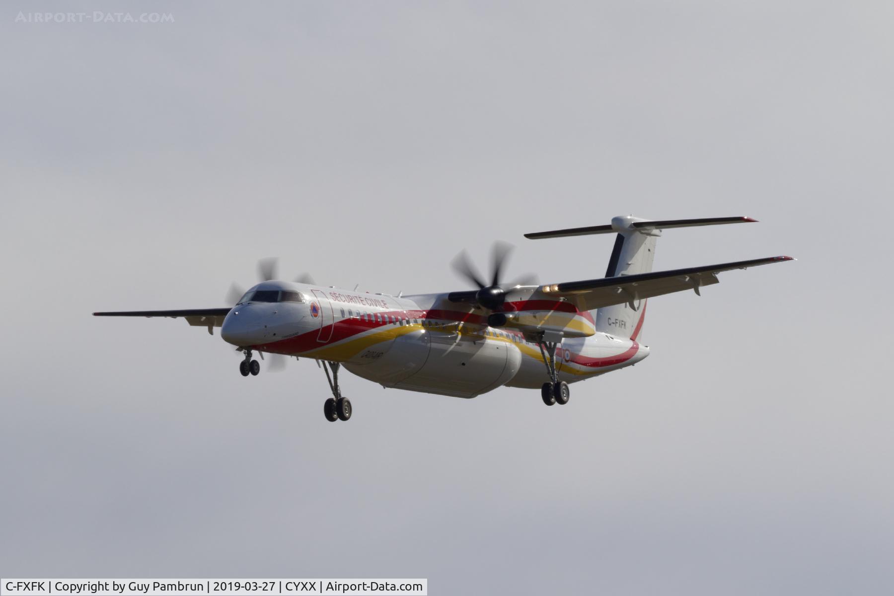 C-FXFK, 2018 De Havilland DHC-8-402 Dash 8 C/N 4577, New ConAir addition