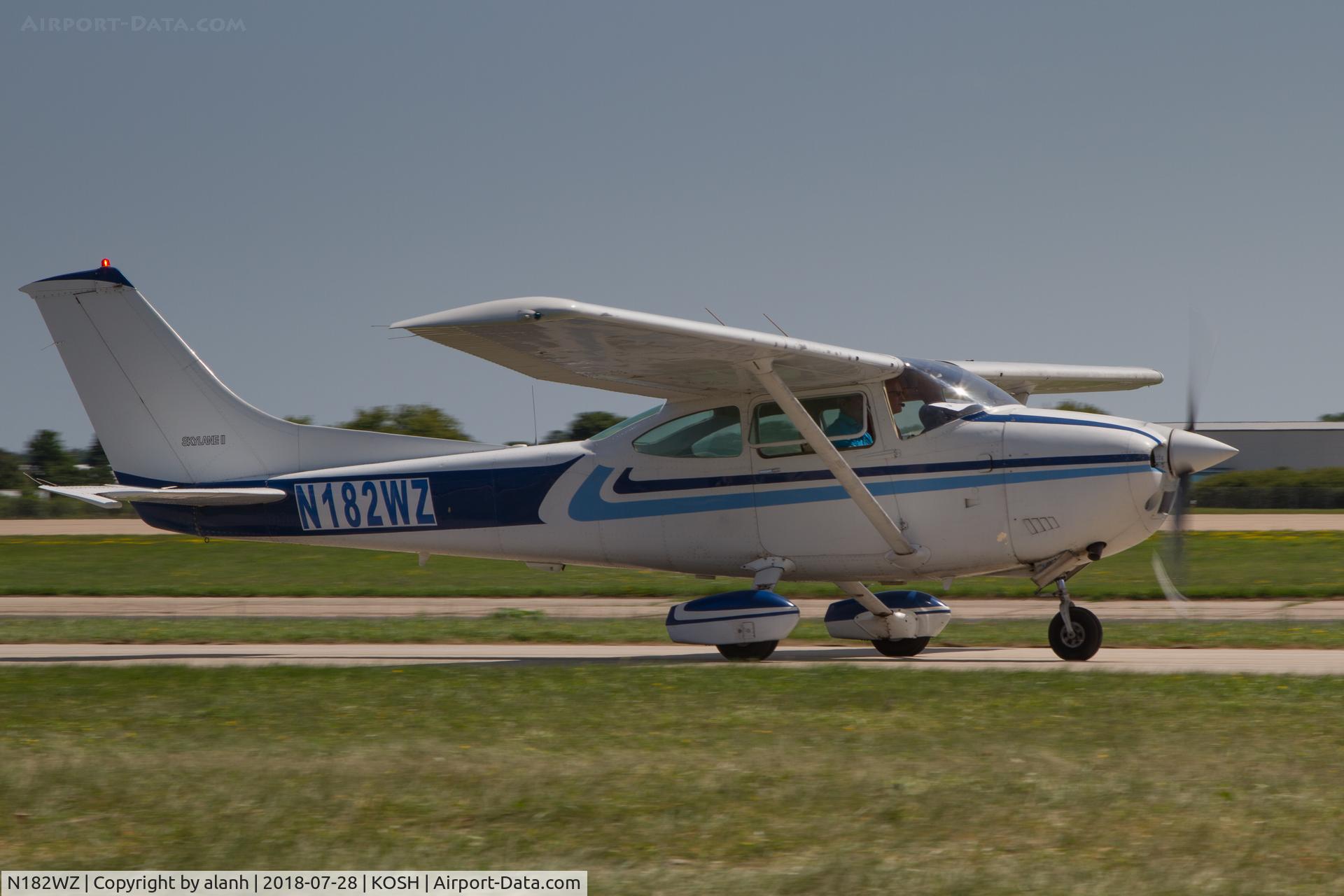 N182WZ, 1978 Cessna 182Q Skylane C/N 18266468, Taxying for departure, AirVenture 2018