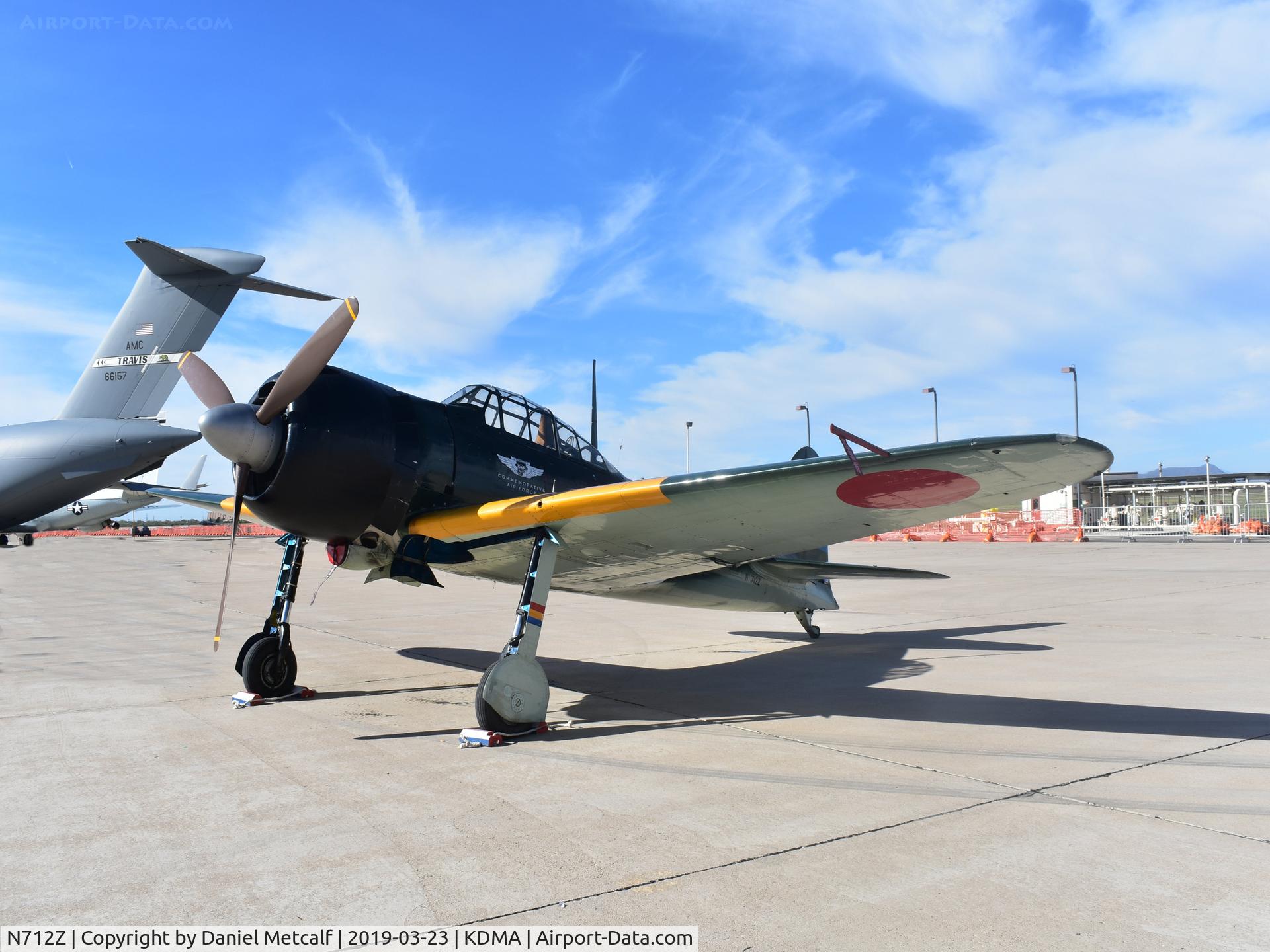 N712Z, 1942 Mitsubishi A6M3 Reisen (Zero) C/N 3869, Seen at the Thunder & Lightning Over Arizona Air Show