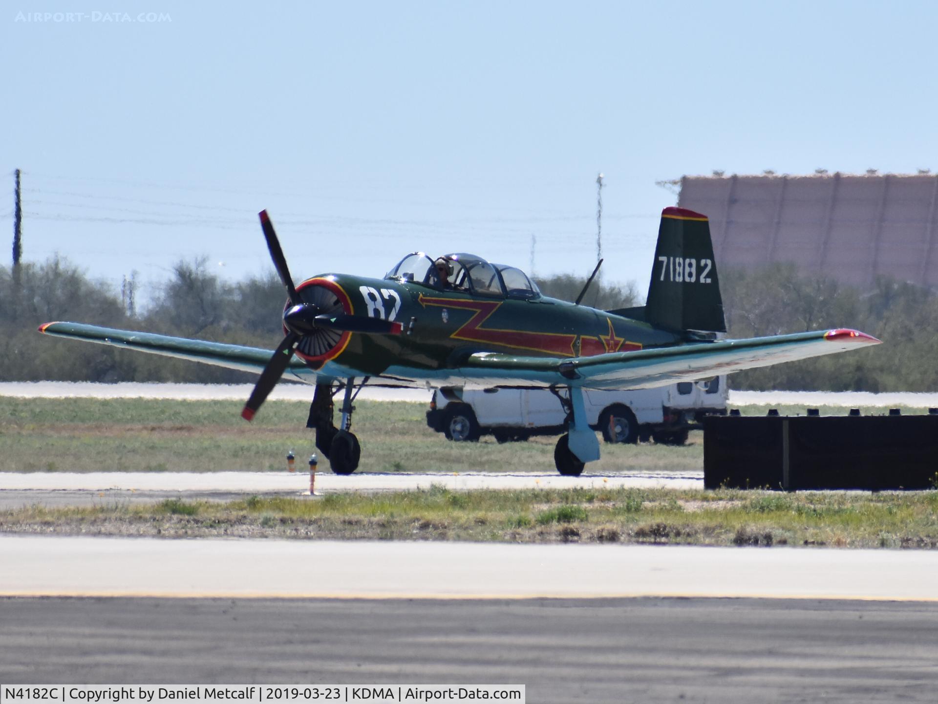 N4182C, 1967 Nanchang CJ-6A C/N 2032011, Seen at the Thunder & Lightning Over Arizona Air Show