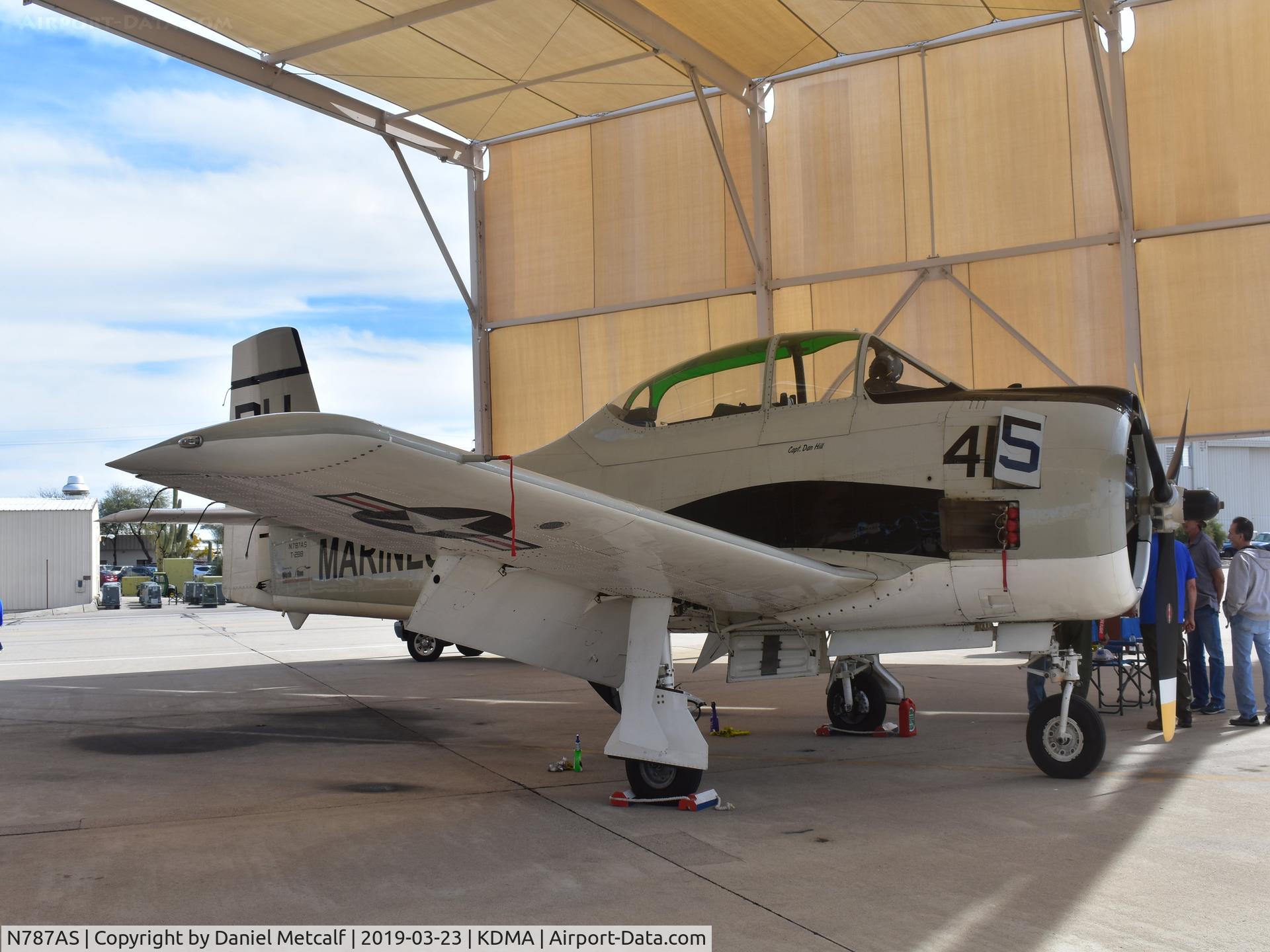 N787AS, 1953 North American T-28B C/N 137787 (200-150), Seen at the Thunder & Lightning Over Arizona Air Show