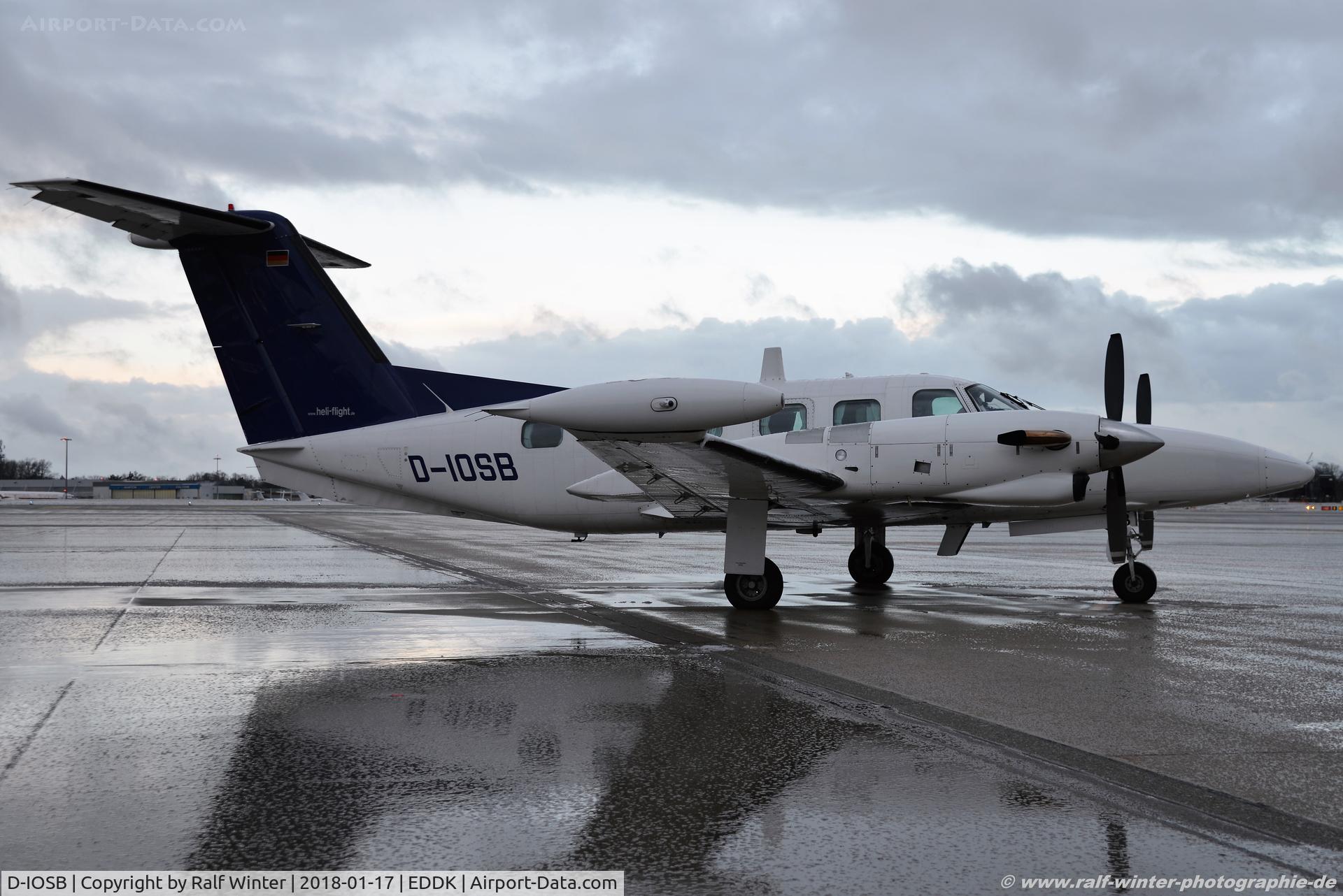 D-IOSB, 1987 Piper PA-42-720 Cheyenne IIIA C/N 42-5501042, Piper PA-42-720 Cheyenne 3A - Lufthansa Flight Training - 42-5501042 - D-IOSB - 17.01.2018 - CGN