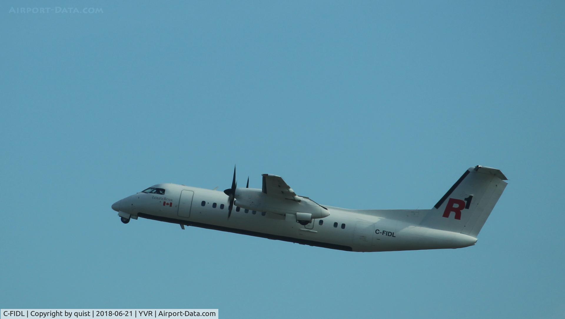 C-FIDL, 1991 De Havilland Canada DHC-8-311A Dash 8 C/N 305, Taken from inside the airport