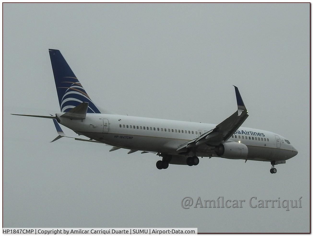 HP1847CMP, 2015 Boeing 737-8V3 C/N 41448, Landing in SUMU