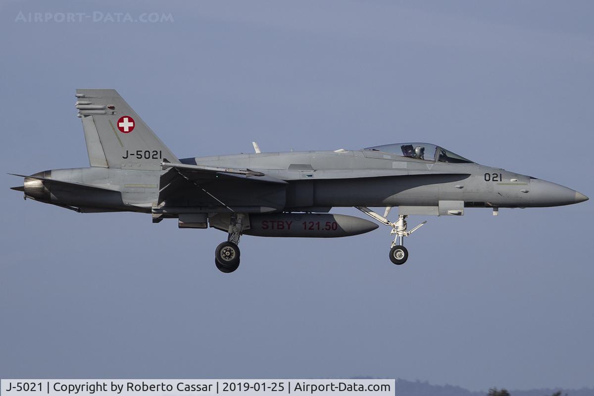 J-5021, McDonnell Douglas F/A-18C Hornet C/N 1370/SFC021, Payerne Air Force Base