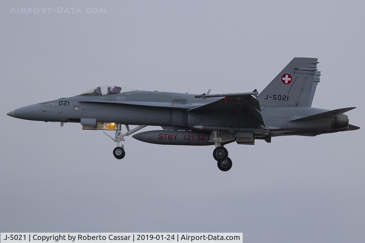 J-5021, McDonnell Douglas F/A-18C Hornet C/N 1370/SFC021, Payerne Air Force Base