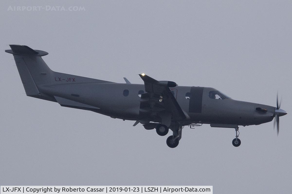 LX-JFX, 2014 Pilatus PC-12/47E C/N 1510, Zurich - Kloten