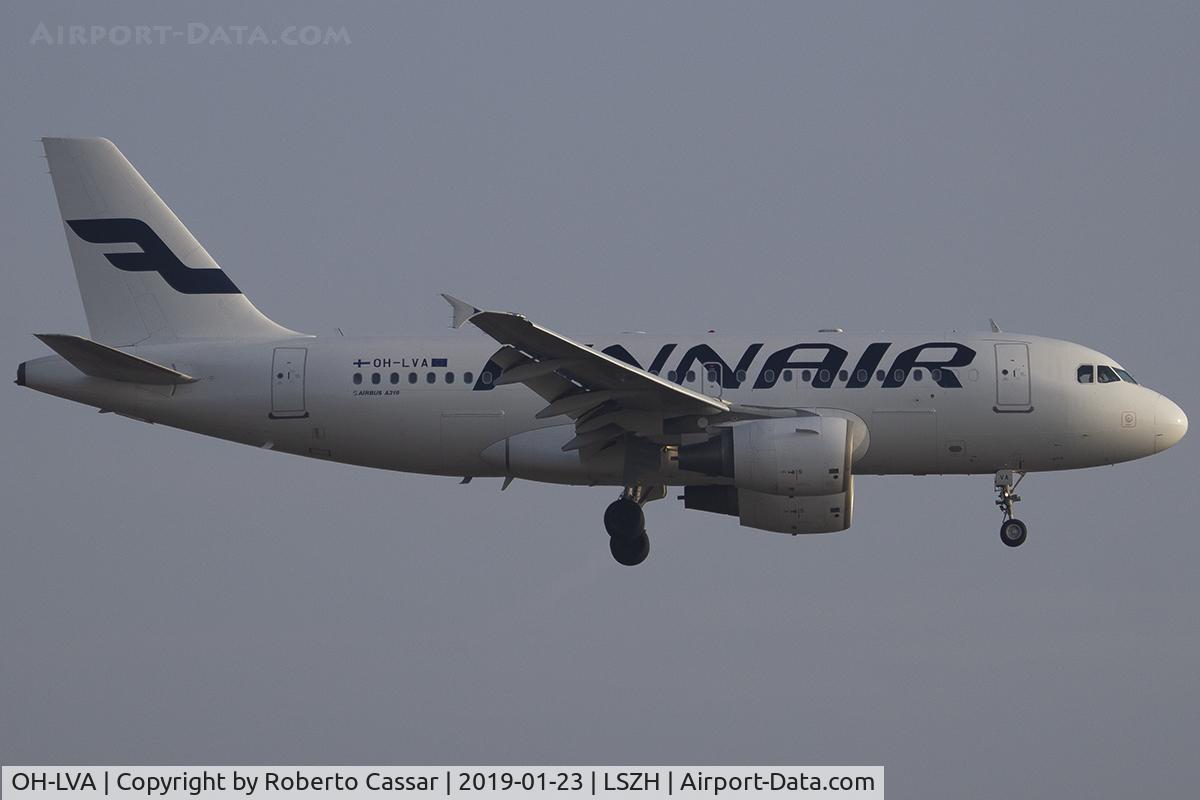 OH-LVA, 1999 Airbus A319-112 C/N 1073, Zurich - Kloten