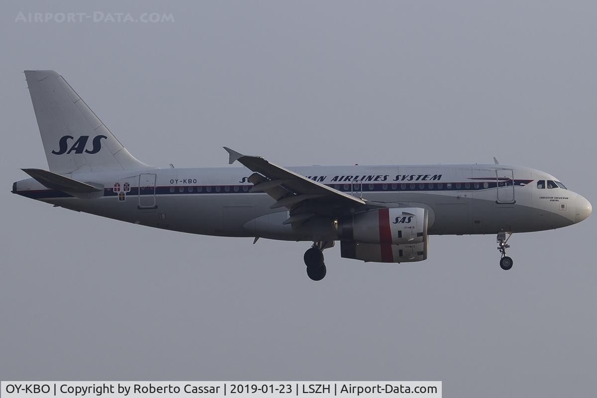 OY-KBO, 2006 Airbus A319-131 C/N 2850, Zurich - Kloten