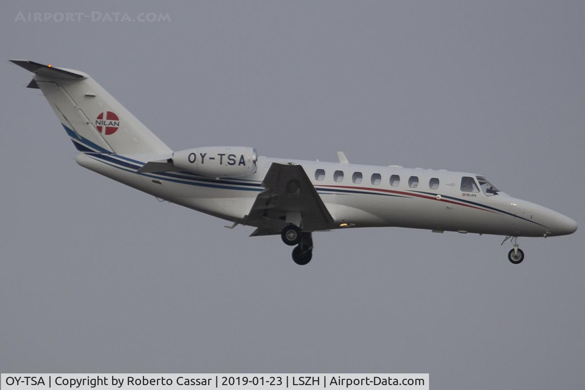 OY-TSA, 2007 Cessna 525B CitationJet CJ3 C/N 525B-0198, Zurich - Kloten