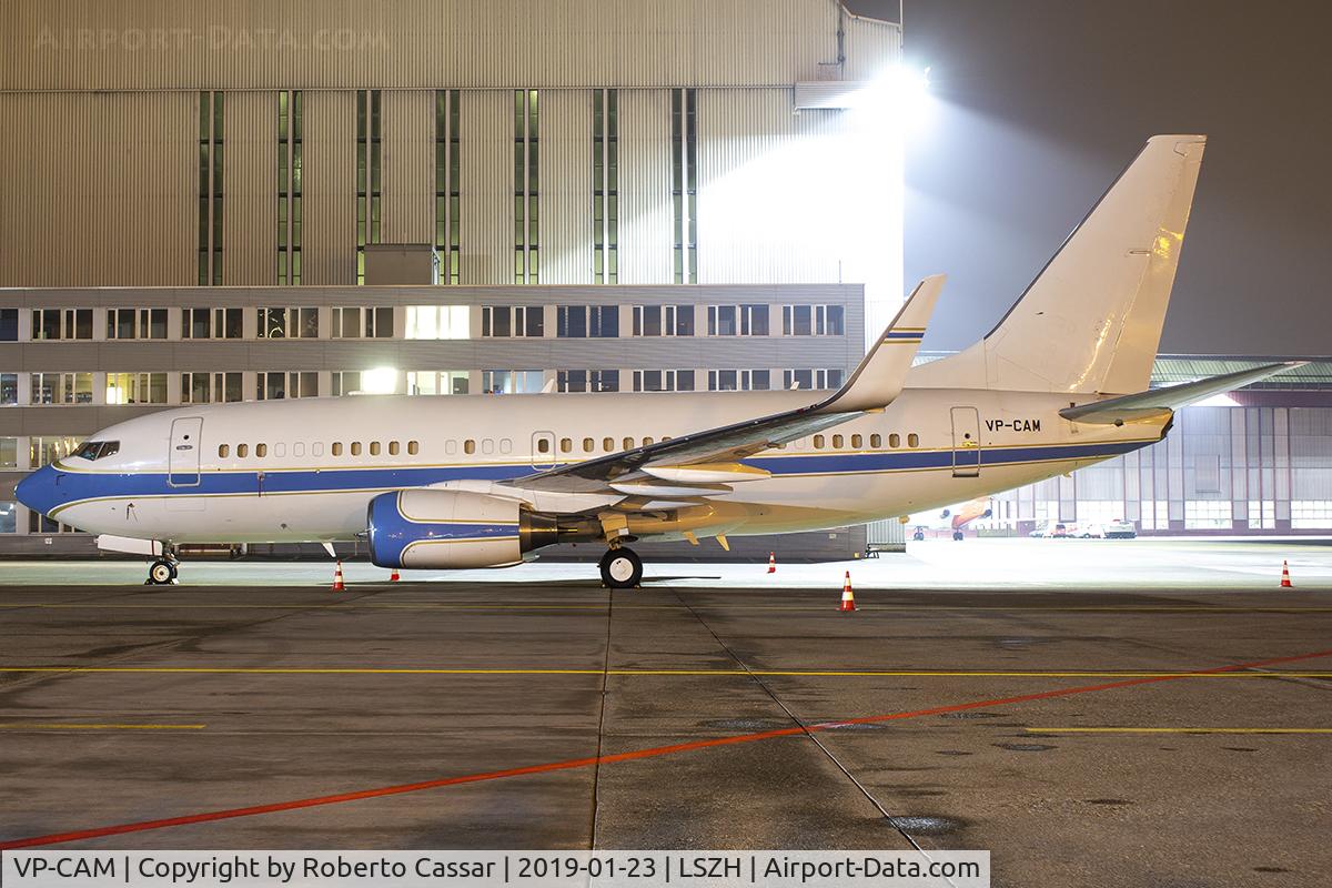 VP-CAM, 2010 Boeing 737-7KK BBJ C/N 38608, Zurich - Kloten