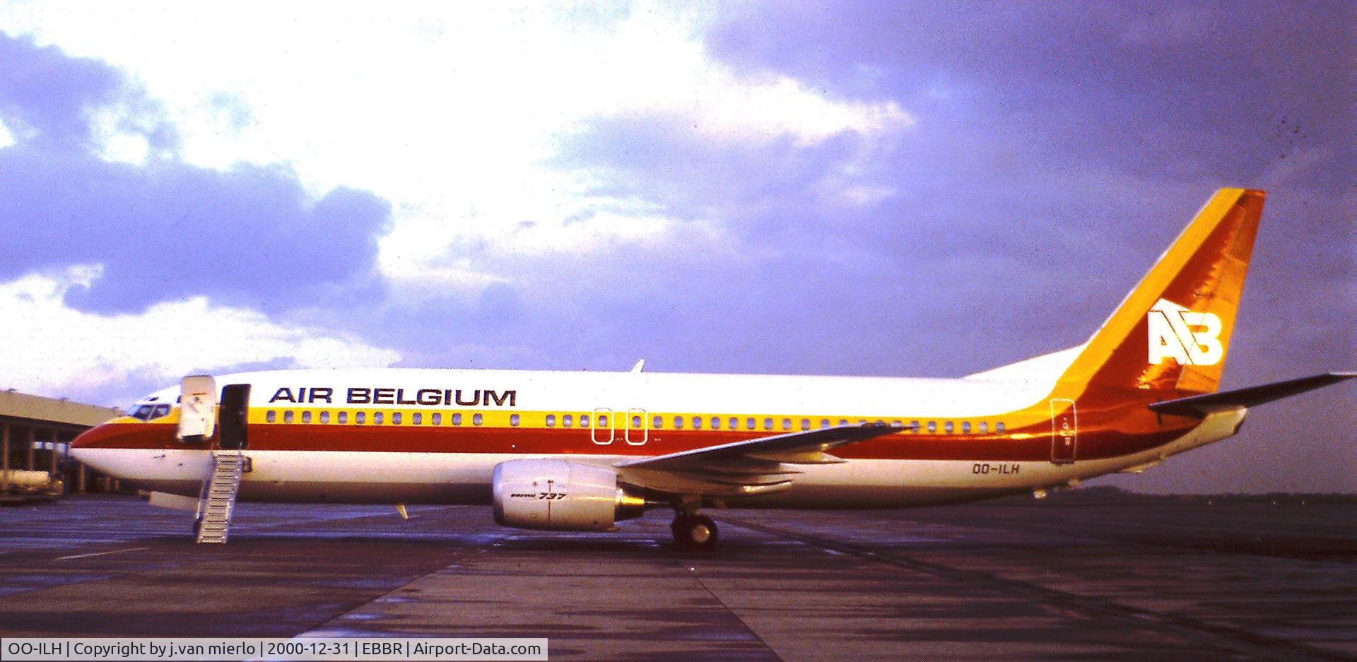 OO-ILH, 1988 Boeing 737-4Q8 C/N 24234, Parked at Brussels