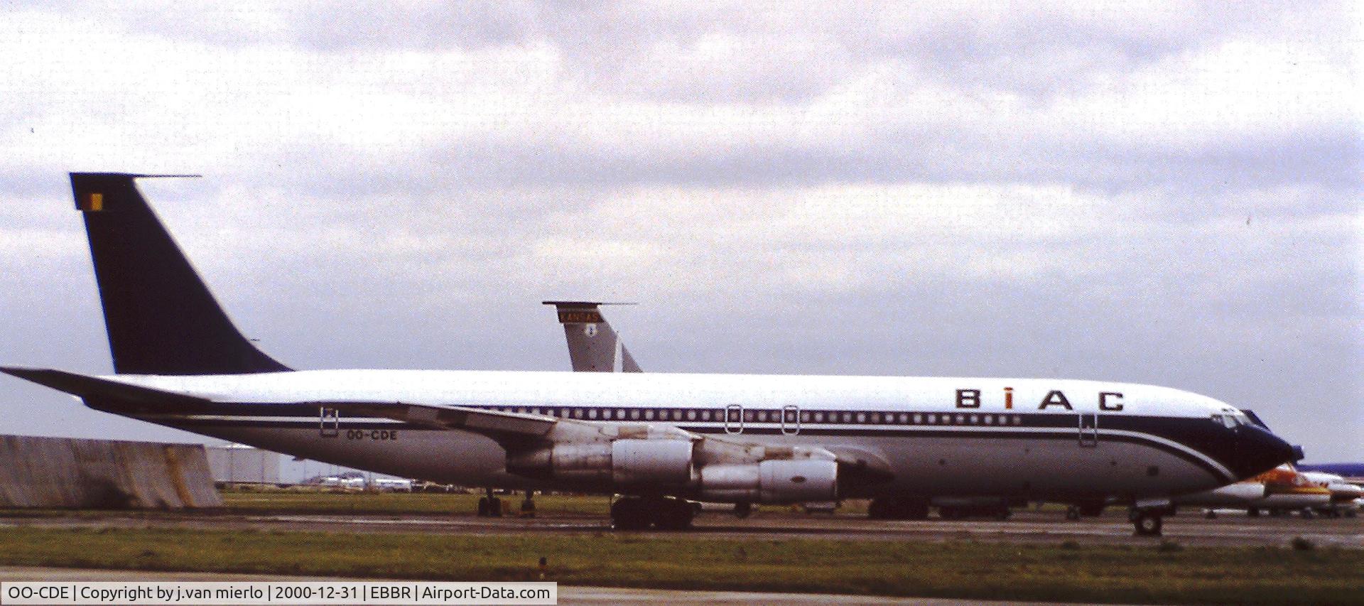 OO-CDE, 1967 Boeing 707-365C C/N 19590, Brussels, Belgium