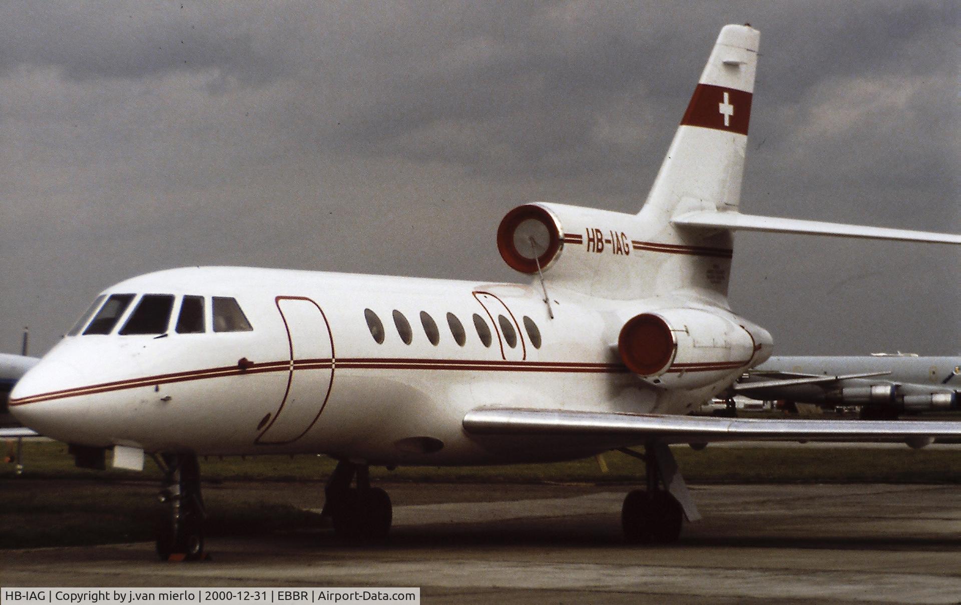 HB-IAG, 1988 Dassault Falcon 50 C/N 174, Brussels G.A.T. '80s