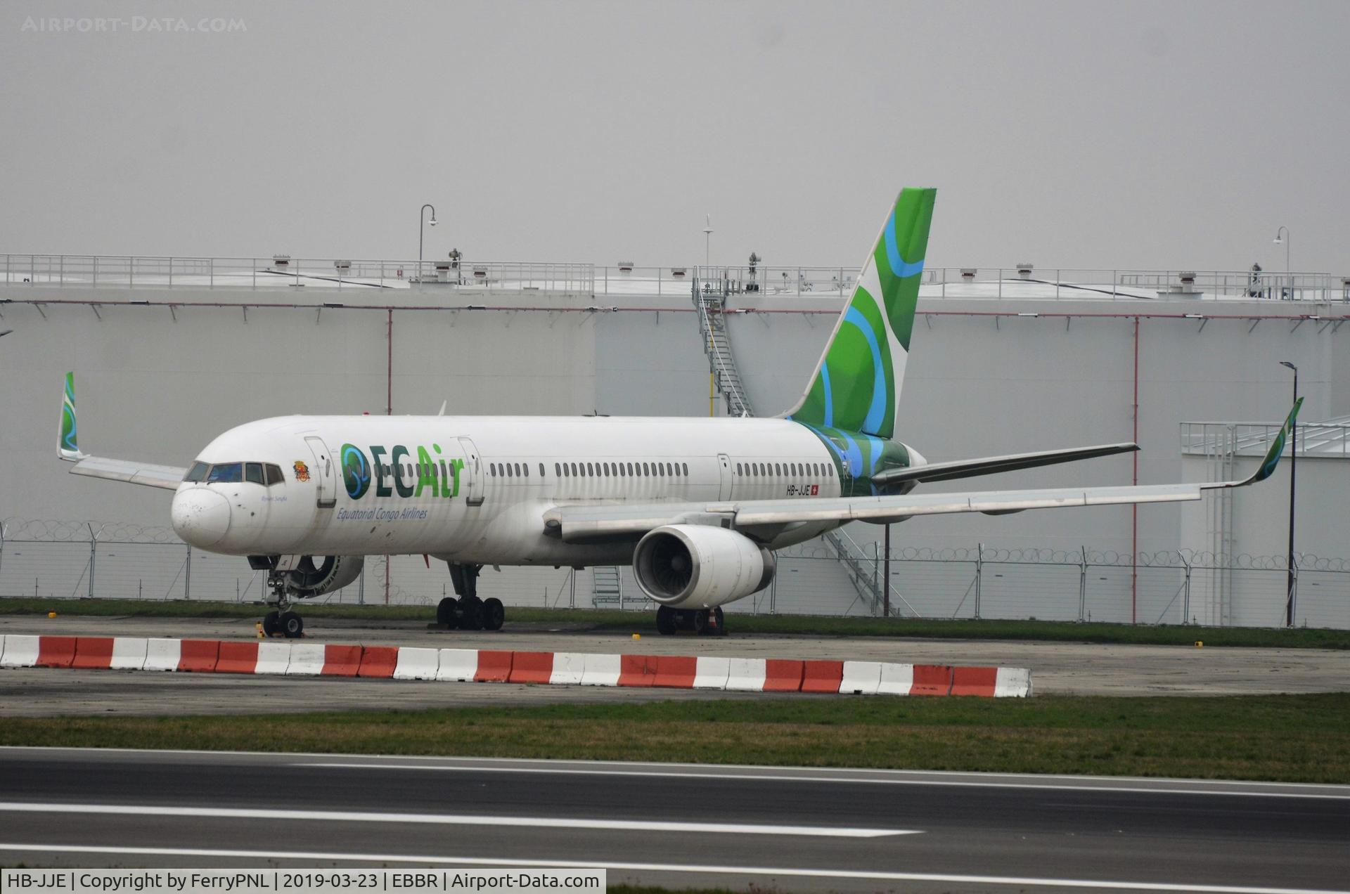 HB-JJE, 1994 Boeing 757-204 C/N 27219, EC Air B752 still stored in BRU