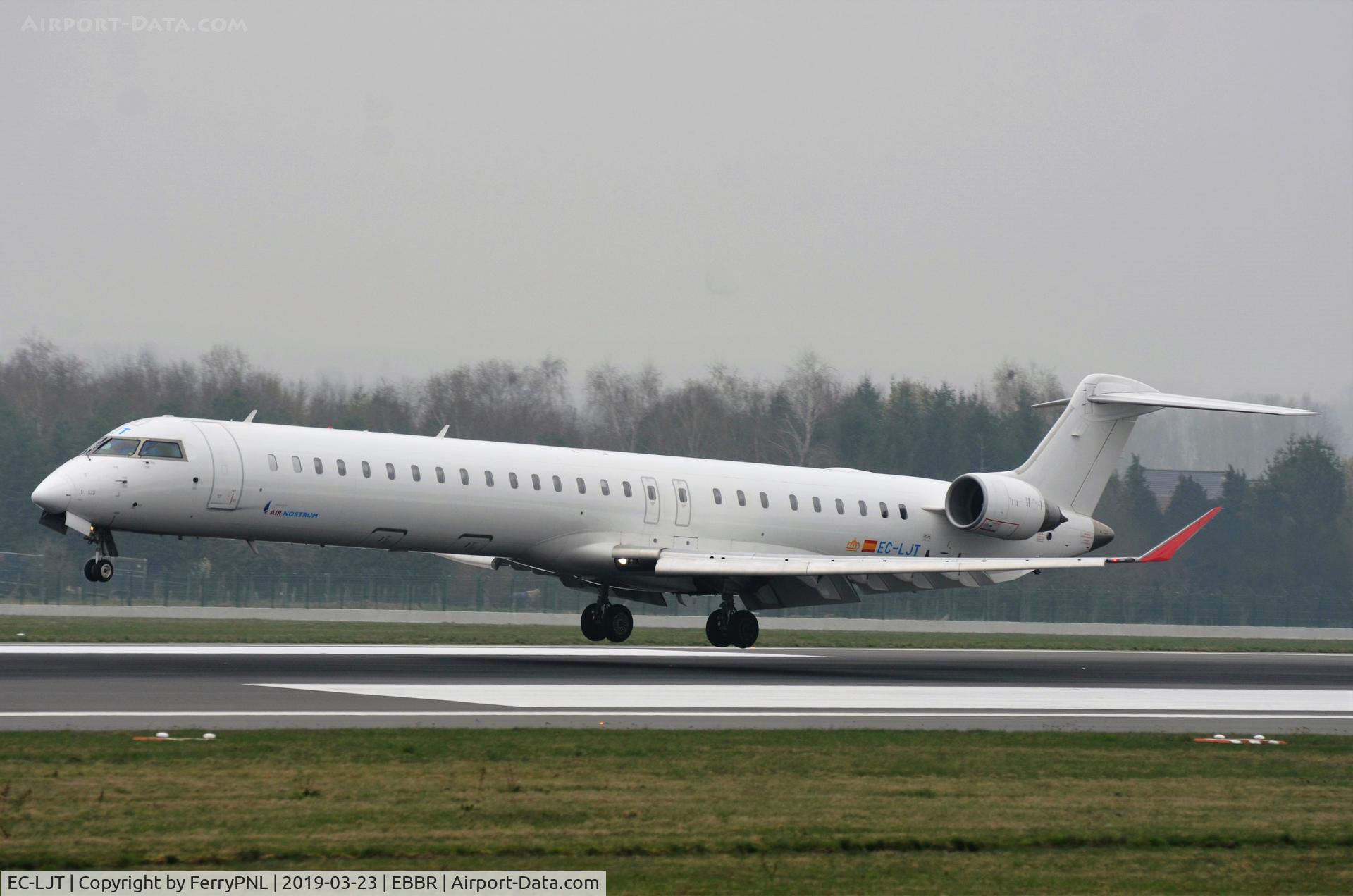 EC-LJT, 2010 Bombardier CRJ-1000ER NG (CL-600-2E25) C/N 19005, Air Nostrum CL1000 operating on behalf of SNB