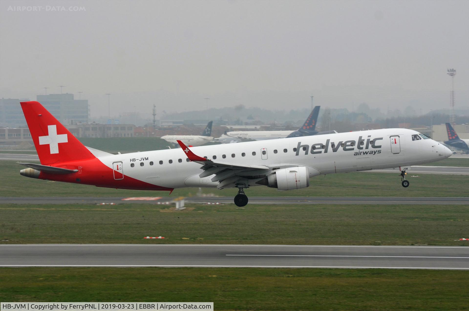 HB-JVM, 2010 Embraer 190LR (ERJ-190-100LR) C/N 19000349, Helvetic ERJ190