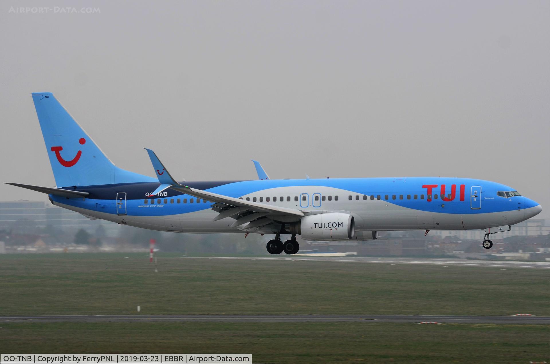 OO-TNB, 2009 Boeing 737-8K5 C/N 35149, Former Dutch TUI B738 (PH-TFB) now transferred to Belgium.