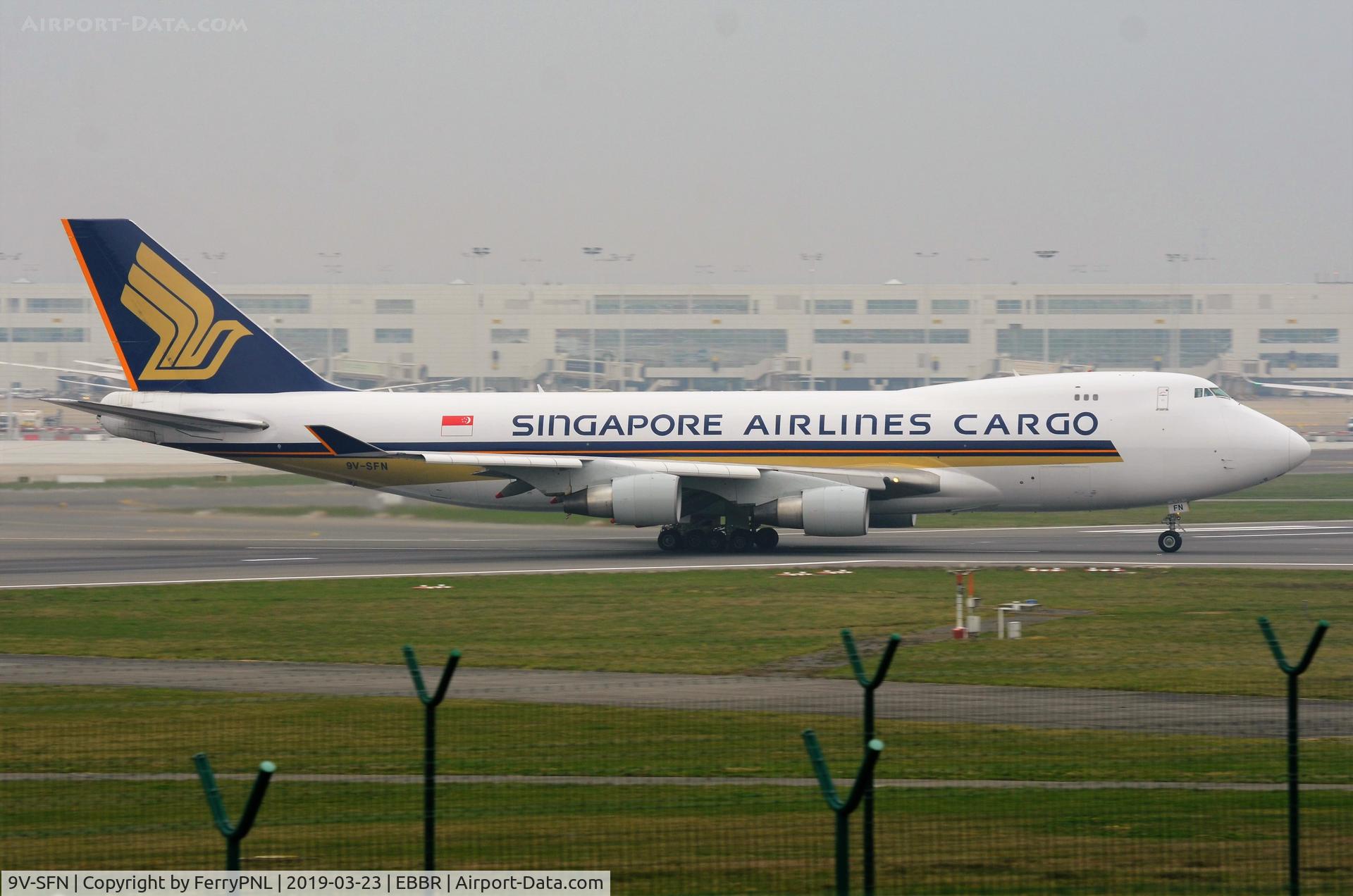9V-SFN, 2004 Boeing 747-412F/SCD C/N 32899, SQ B744F heading for SIN via SHJ