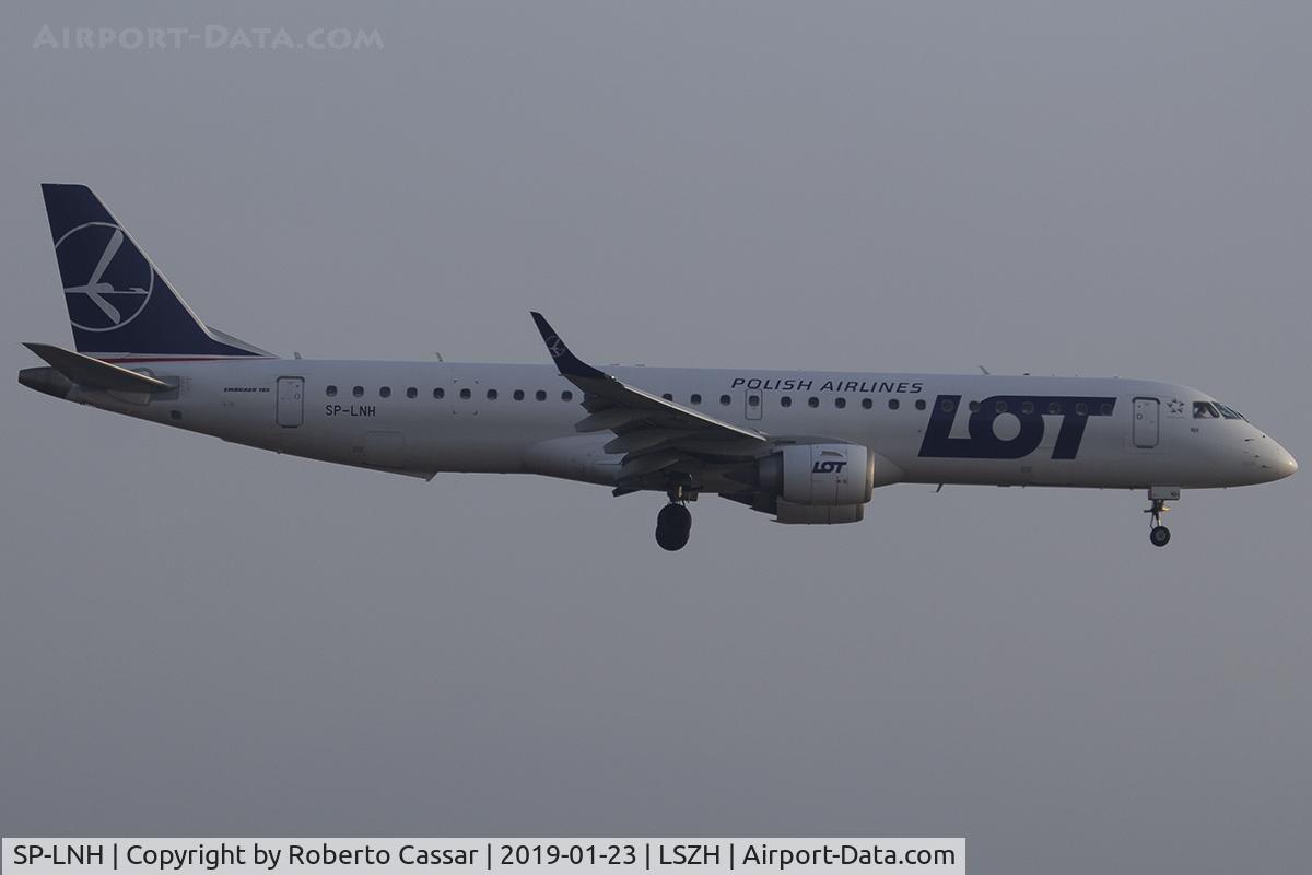 SP-LNH, 2008 Embraer 195AR (ERJ-190-200IGW) C/N 19000239, Zurich - Kloten