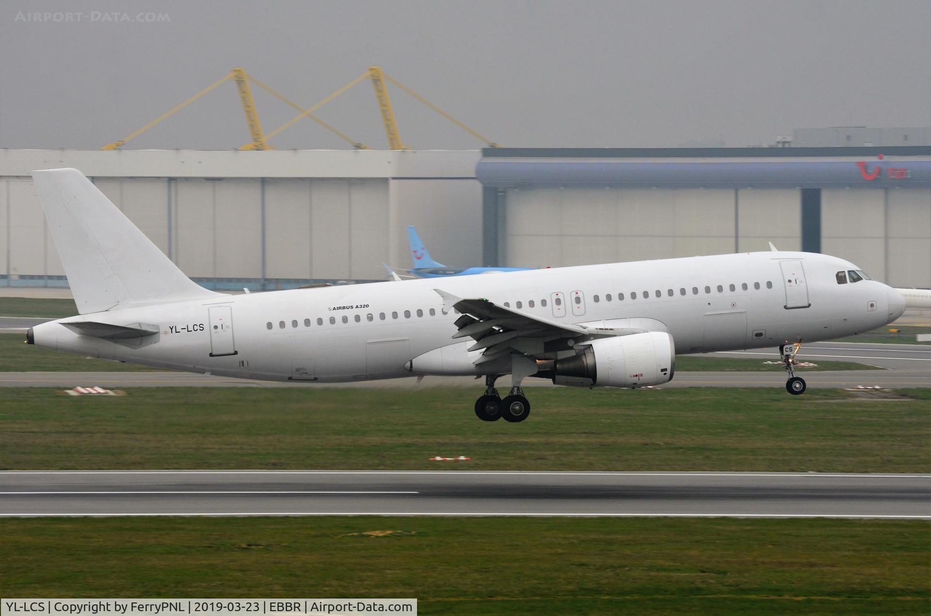 YL-LCS, 1995 Airbus A320-214 C/N 566, SmartLynx A320 in white.