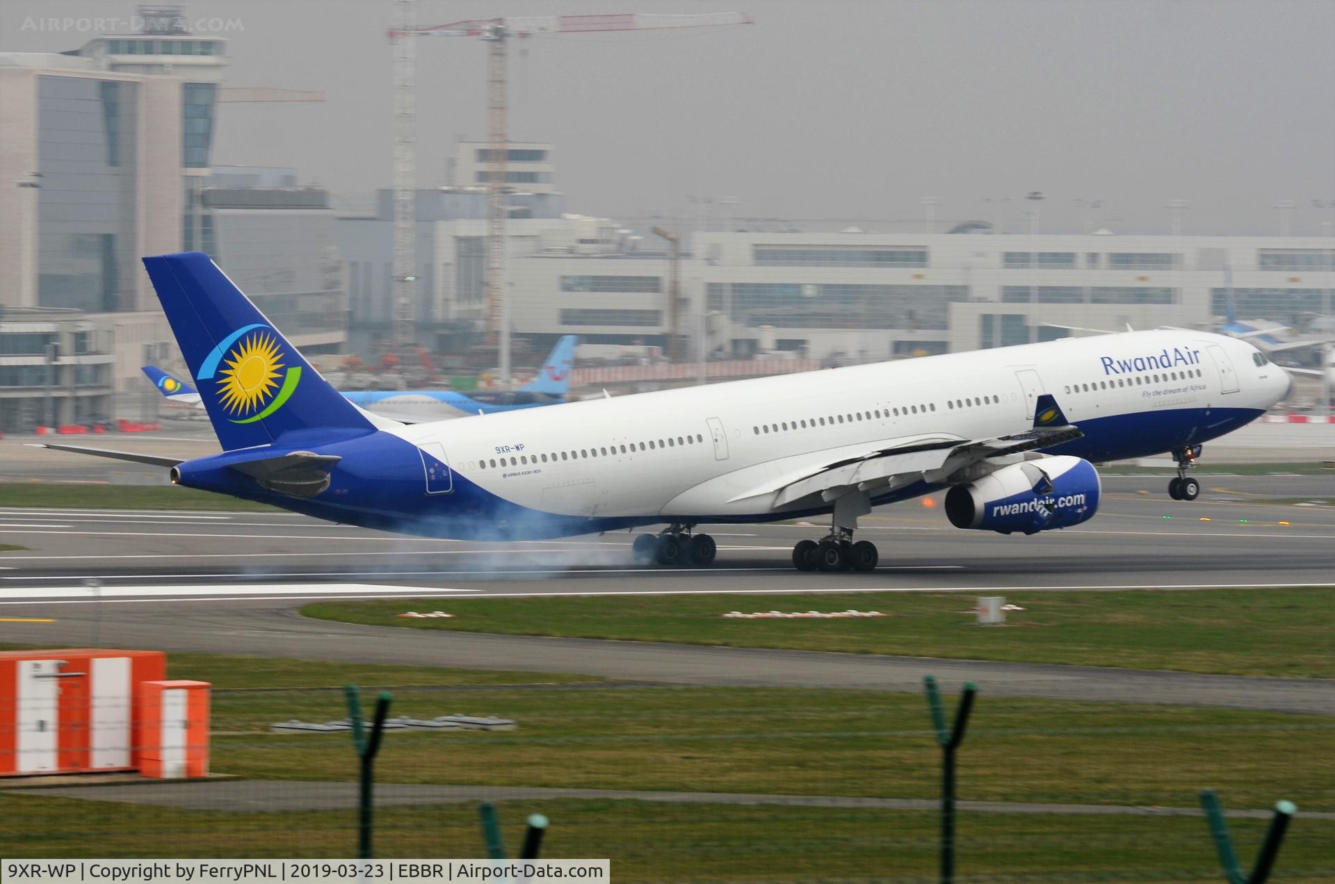 9XR-WP, 2016 Airbus A330-343 C/N 1759, Arrival of RwandAir A333 in BRU