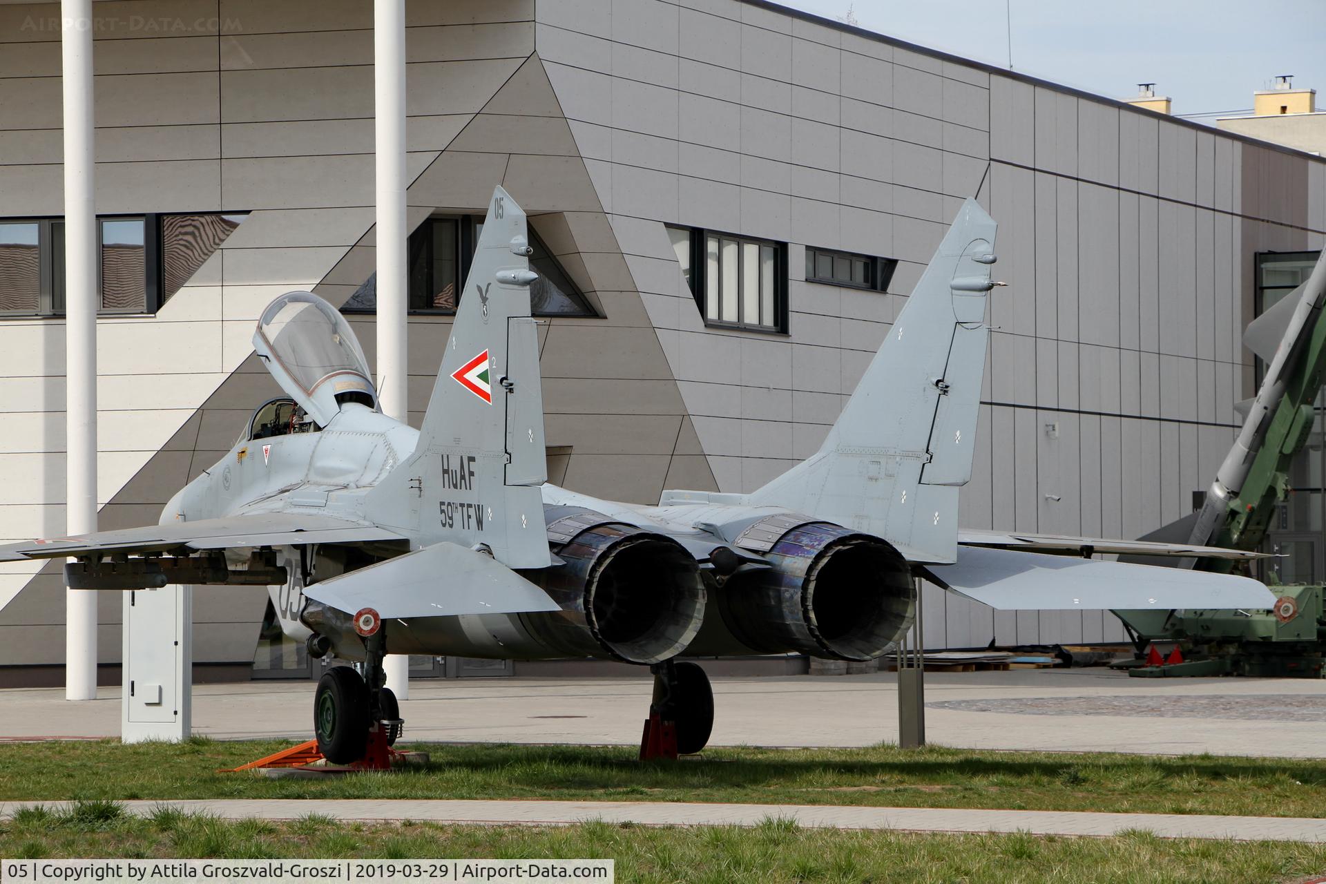 05, Mikoyan-Gurevich MiG-29B C/N 2960535148/4513, RepTár. Szolnok aviation history museum, Hungary