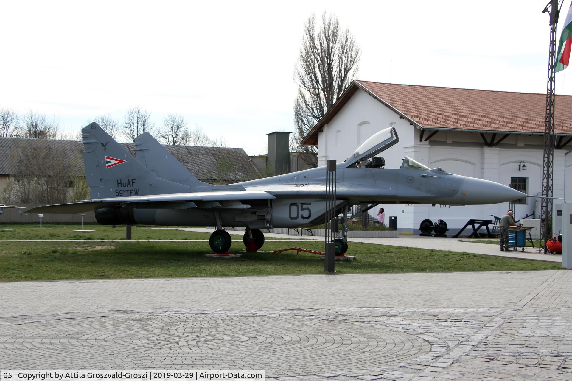 05, Mikoyan-Gurevich MiG-29B C/N 2960535148/4513, RepTár. Szolnok aviation history museum, Hungary