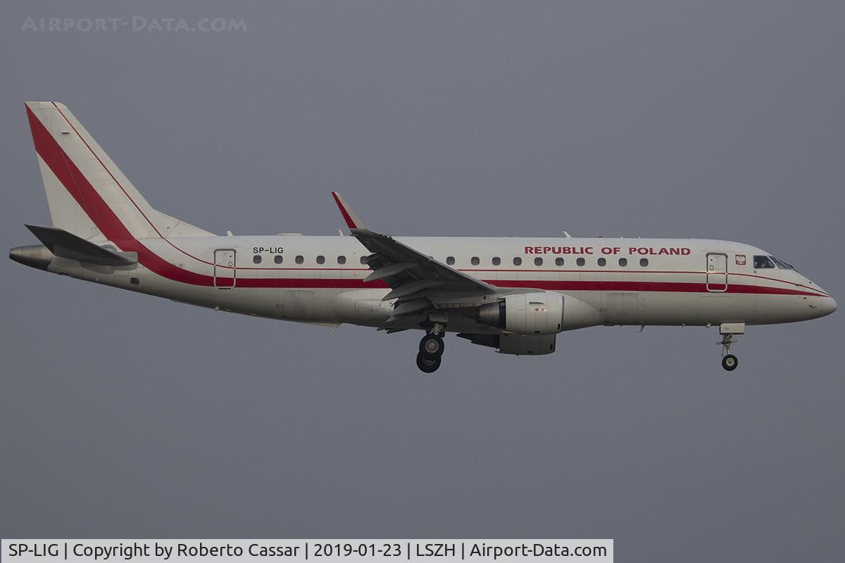 SP-LIG, 2009 Embraer 175LR (ERJ-170-200LR) C/N 17000283, World Economic Forum 2019