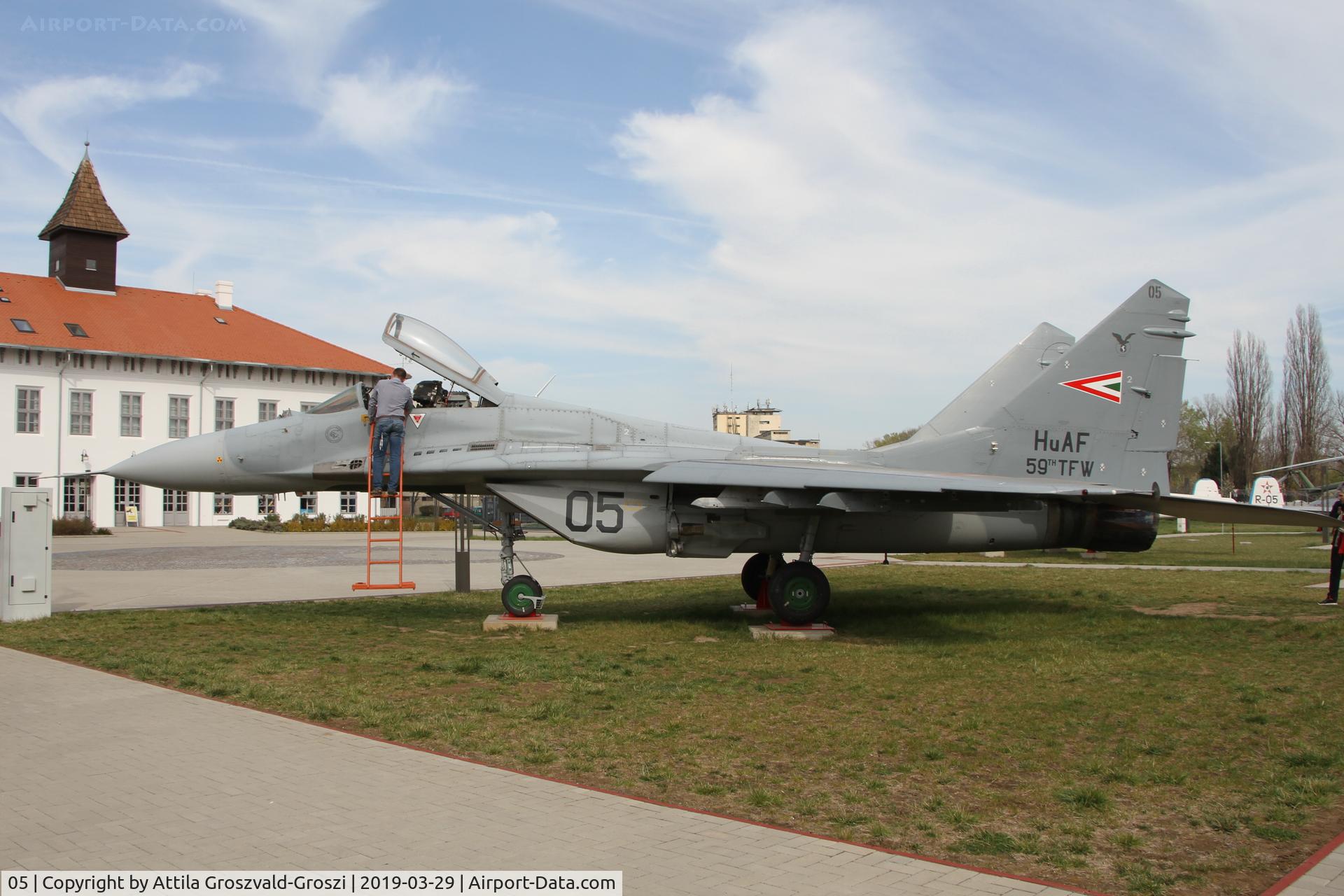 05, Mikoyan-Gurevich MiG-29B C/N 2960535148/4513, RepTár. Szolnok aviation history museum, Hungary