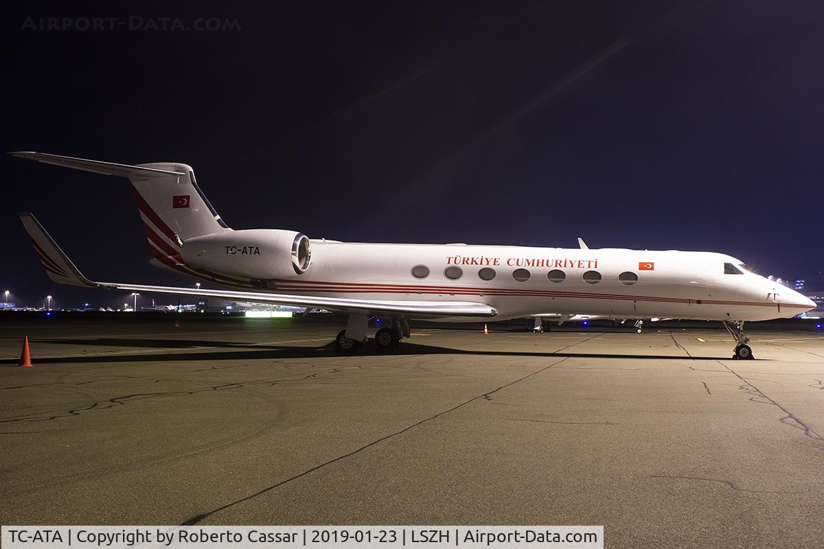 TC-ATA, 2011 Gulfstream Aerospace GV-SP (G550) C/N 5346, World Economic Forum 2019