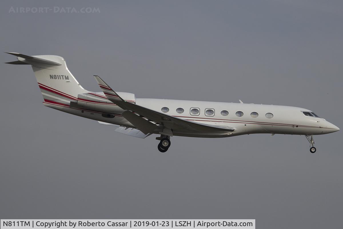 N811TM, 2016 Gulfstream Aerospace G650 (G-VI) C/N 6251, Zurich - Kloten