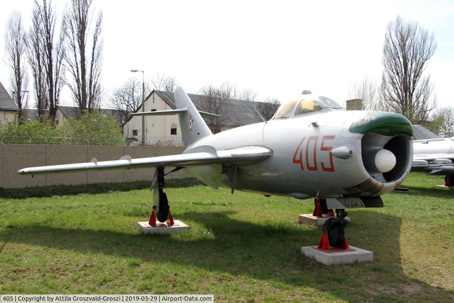 405, Mikoyan-Gurevich MiG-17PF C/N 0405, RepTár. Szolnok aviation history museum, Hungary